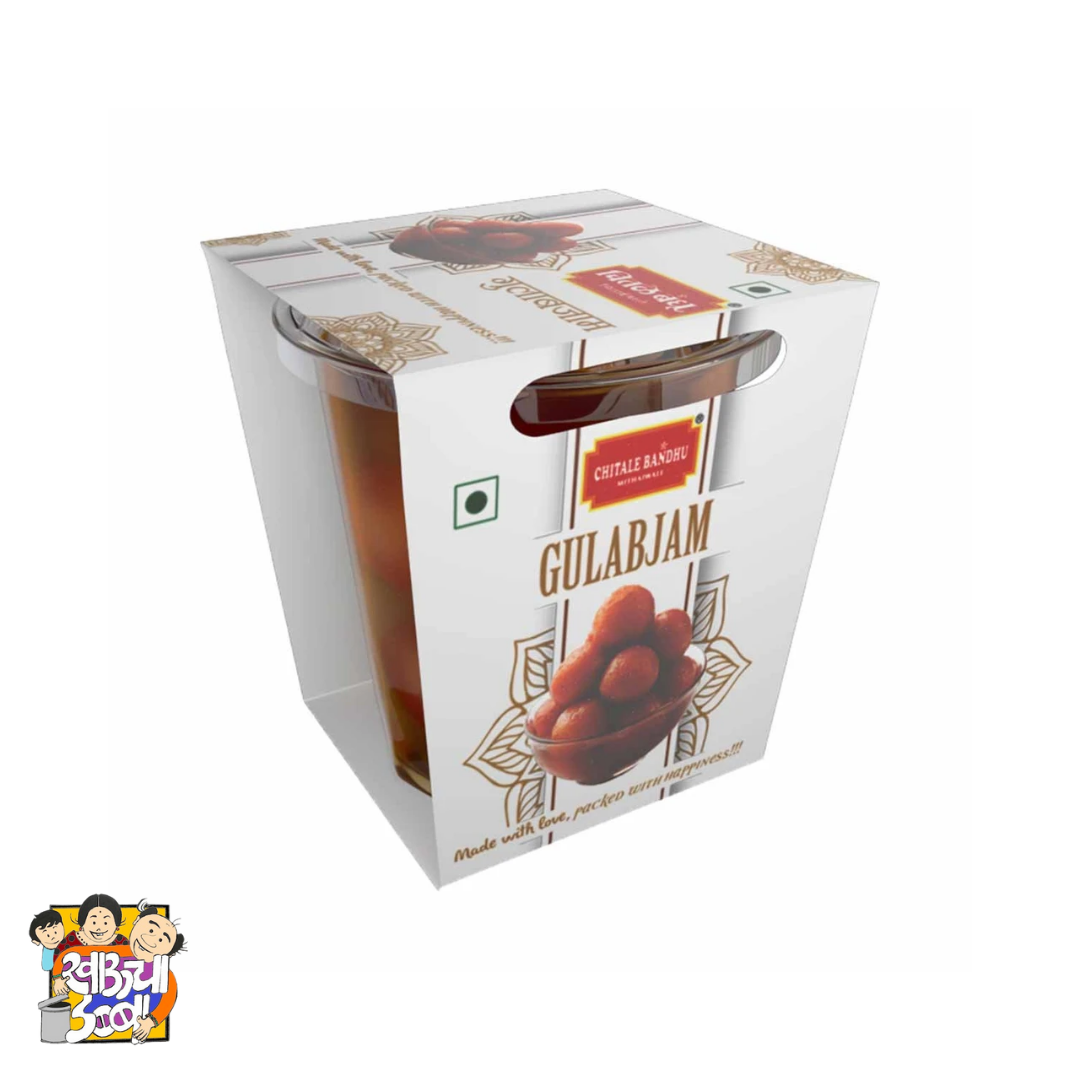 Chitale Bandhu Gulabjam Box Packaging